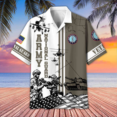 Premium US Veterans Hawaiian Shirt, Gifts For US Veterans, Gifts On Memorial Day, Father's Day, Armed Forces Day, Veterans Day.