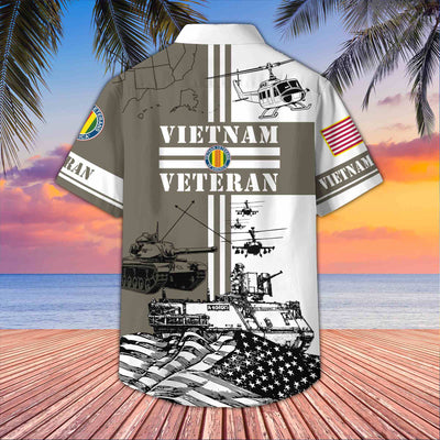 Premium US Veterans Hawaiian Shirt, Gifts For US Veterans, Gifts On Memorial Day, Father's Day, Armed Forces Day, Veterans Day.