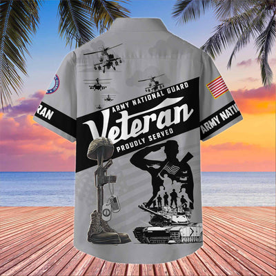 Premium US Veterans Hawaiian Shirt, Gifts For US Veterans, Gifts On Memorial Day, Father's Day, Armed Forces Day, Veterans Day.