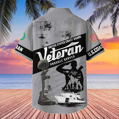 Premium US Veterans Hawaiian Shirt, Gifts For US Veterans, Gifts On Memorial Day, Father's Day, Armed Forces Day, Veterans Day.
