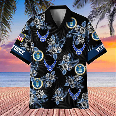 Premium US Veterans Hawaiian Shirt, Gifts For US Veterans, Gifts On Memorial Day, Father's Day, Armed Forces Day, Veterans Day.