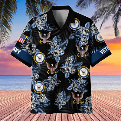 Premium US Veterans Hawaiian Shirt, Gifts For US Veterans, Gifts On Memorial Day, Father's Day, Armed Forces Day, Veterans Day.