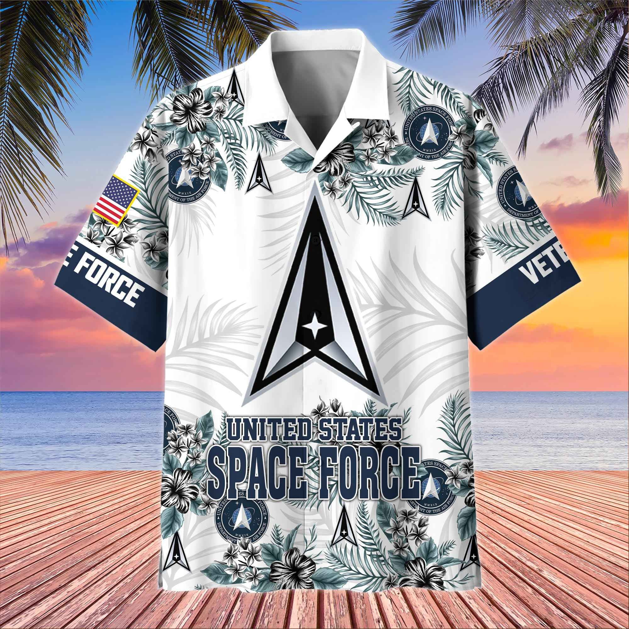 Premium US Veterans Hawaiian Shirt, Gifts For US Veterans, Gifts On Memorial Day, Father's Day, Armed Forces Day, Veterans Day.
