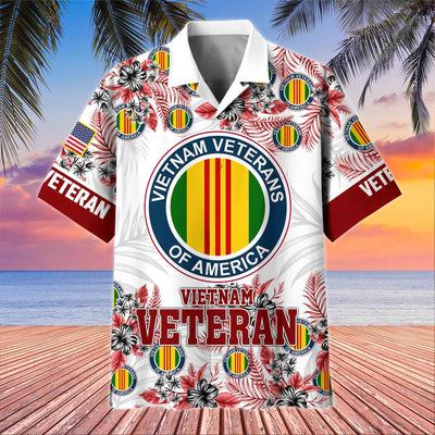 Premium US Veterans Hawaiian Shirt, Gifts For US Veterans, Gifts On Memorial Day, Father's Day, Armed Forces Day, Veterans Day.