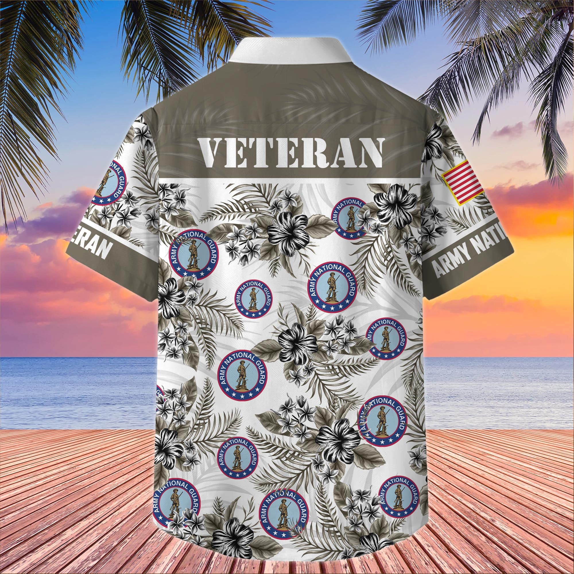 Premium US Veterans Hawaiian Shirt, Gifts For US Veterans, Gifts On Memorial Day, Father's Day, Armed Forces Day, Veterans Day.