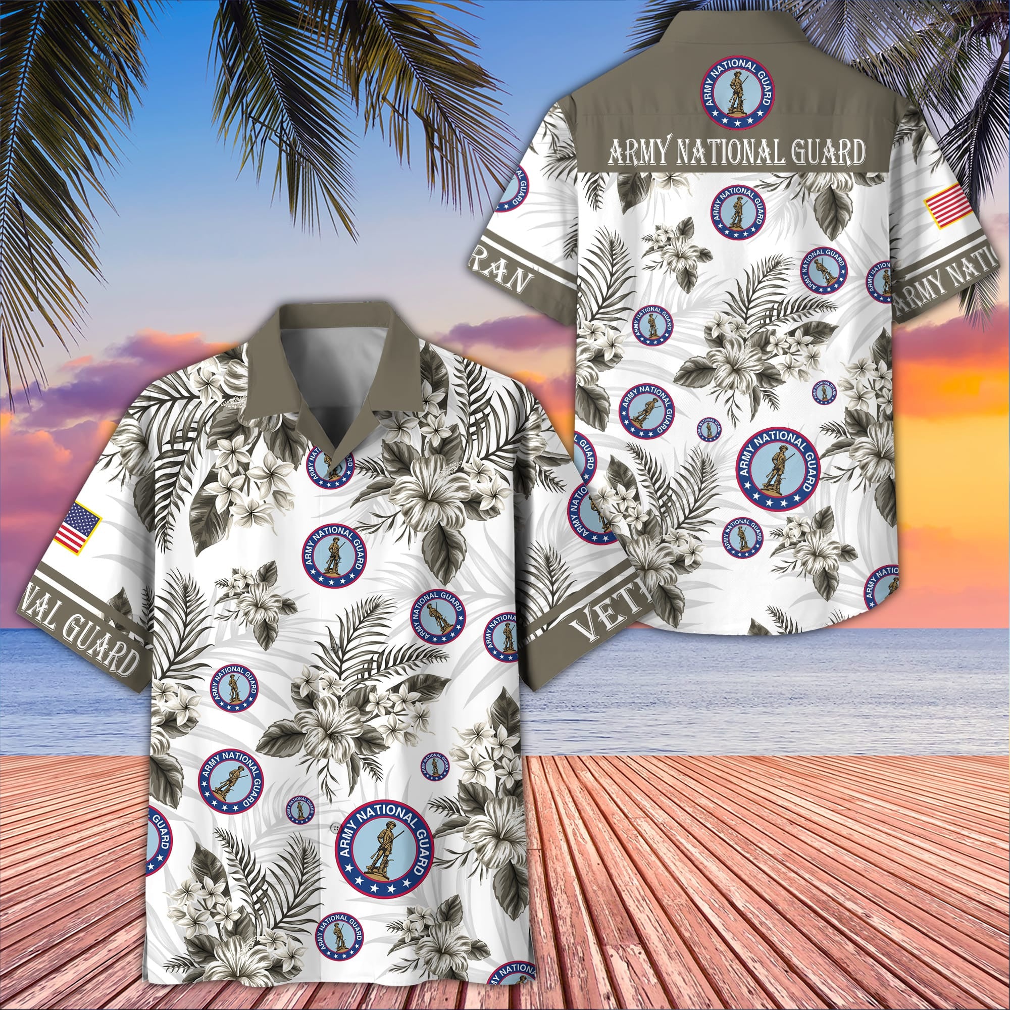 Premium US Veterans Hawaiian Shirt, Gifts For US Veterans, Gifts On Memorial Day, Father's Day, Armed Forces Day, Veterans Day.
