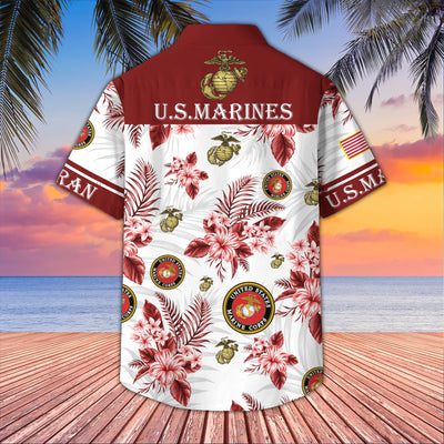 Premium US Veterans Hawaiian Shirt, Gifts For US Veterans, Gifts On Memorial Day, Father's Day, Armed Forces Day, Veterans Day.