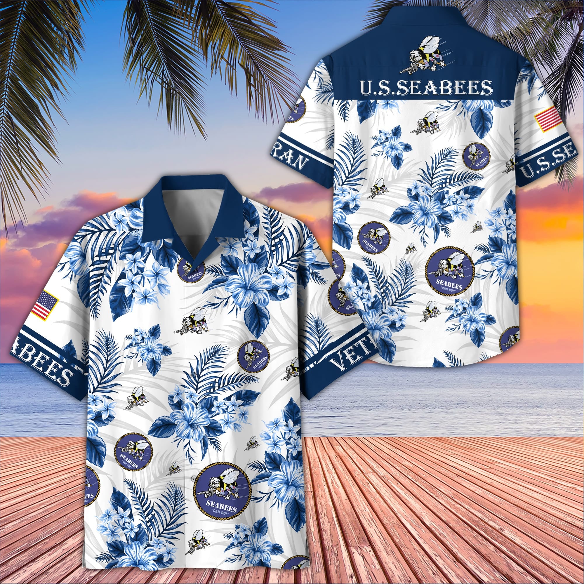 Premium US Veterans Hawaiian Shirt, Gifts For US Veterans, Gifts On Memorial Day, Father's Day, Armed Forces Day, Veterans Day.