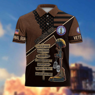 Premium US Veterans Polo Shirt, Gifts For US Veterans, Gifts For Dad, For Husband, Gifts On Father's Day, Armed Forces Day, Independence Day, Veterans Day.