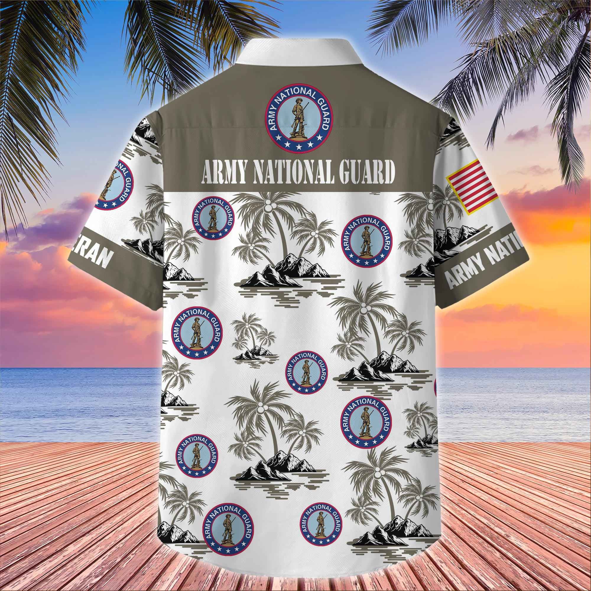 Premium US Veterans Hawaiian Shirt, Gifts For US Veterans, Gifts On Father's Day, Armed Forces Day, Veterans Day.