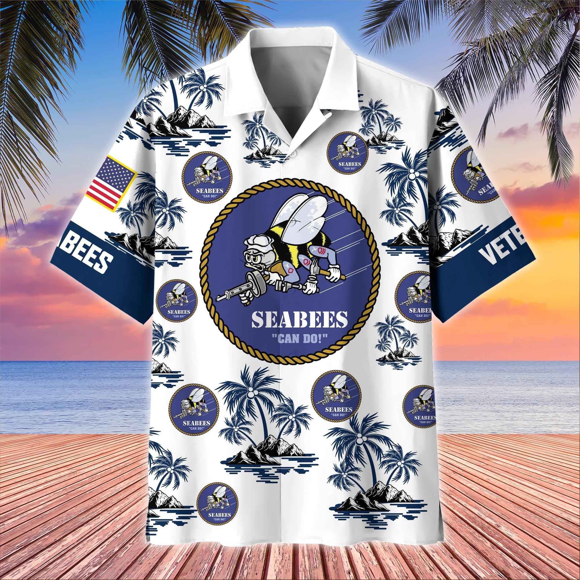 Premium US Veterans Hawaiian Shirt, Gifts For US Veterans, Gifts On Father's Day, Armed Forces Day, Veterans Day.
