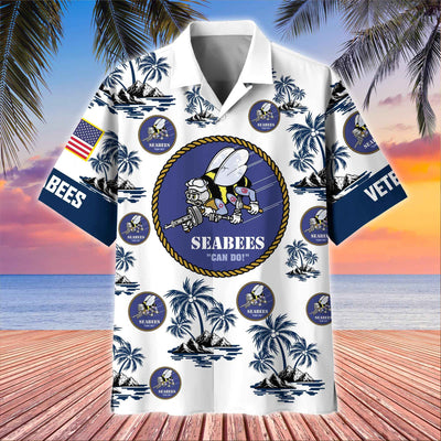 Premium US Veterans Hawaiian Shirt, Gifts For US Veterans, Gifts On Father's Day, Armed Forces Day, Veterans Day.