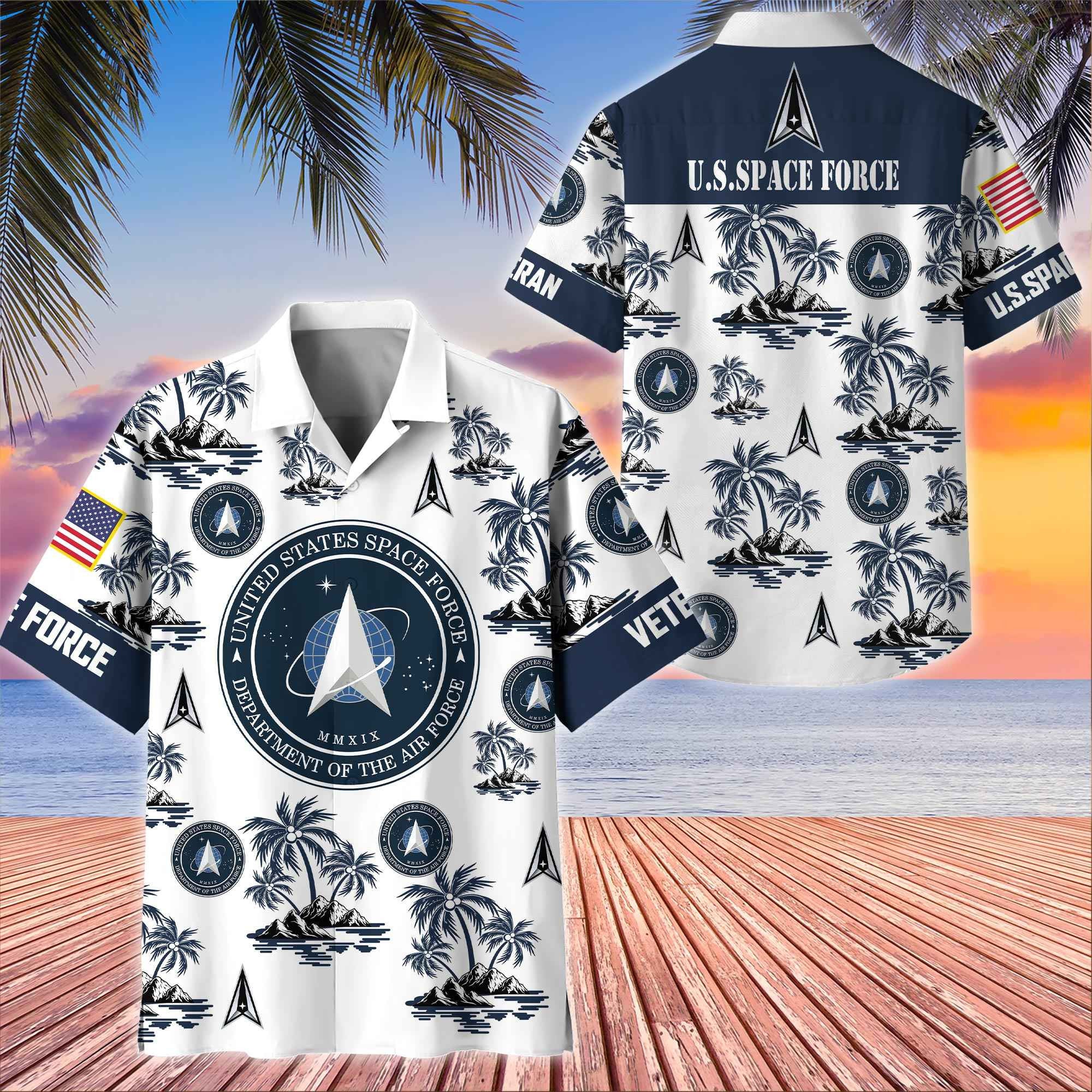 Premium US Veterans Hawaiian Shirt, Gifts For US Veterans, Gifts On Father's Day, Armed Forces Day, Veterans Day.