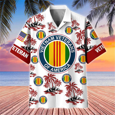 Premium US Veterans Hawaiian Shirt, Gifts For US Veterans, Gifts On Father's Day, Armed Forces Day, Veterans Day.