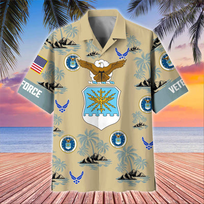 Premium US Veterans Hawaiian Shirt, Gifts For US Veterans, Gifts On Father's Day, Armed Forces Day, Veterans Day.