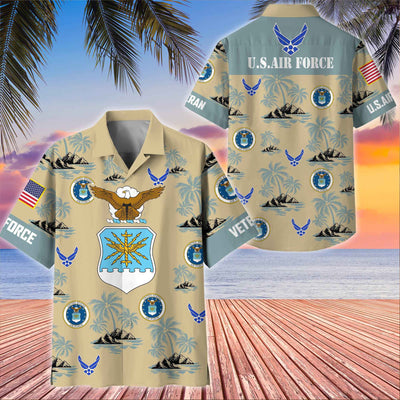 Premium US Veterans Hawaiian Shirt, Gifts For US Veterans, Gifts On Father's Day, Armed Forces Day, Veterans Day.