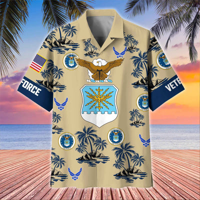 Premium US Veterans Hawaiian Shirt, Gifts For US Veterans, Gifts On Father's Day, Armed Forces Day, Veterans Day.