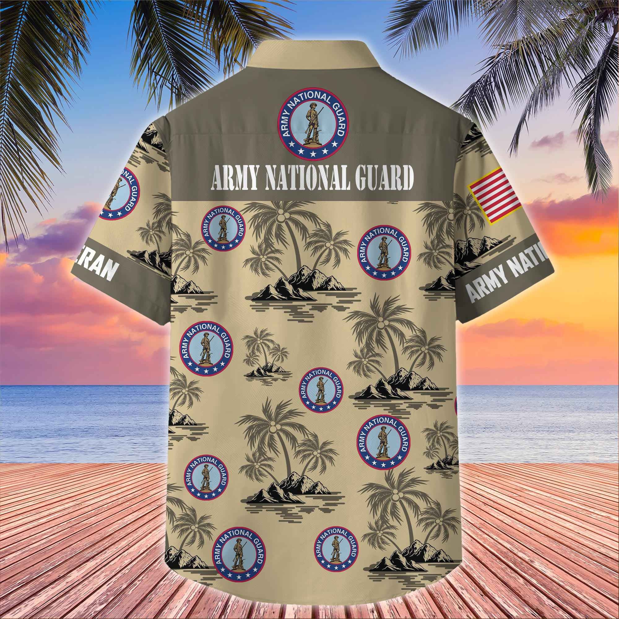 Premium US Veterans Hawaiian Shirt, Gifts For US Veterans, Gifts On Father's Day, Armed Forces Day, Veterans Day.