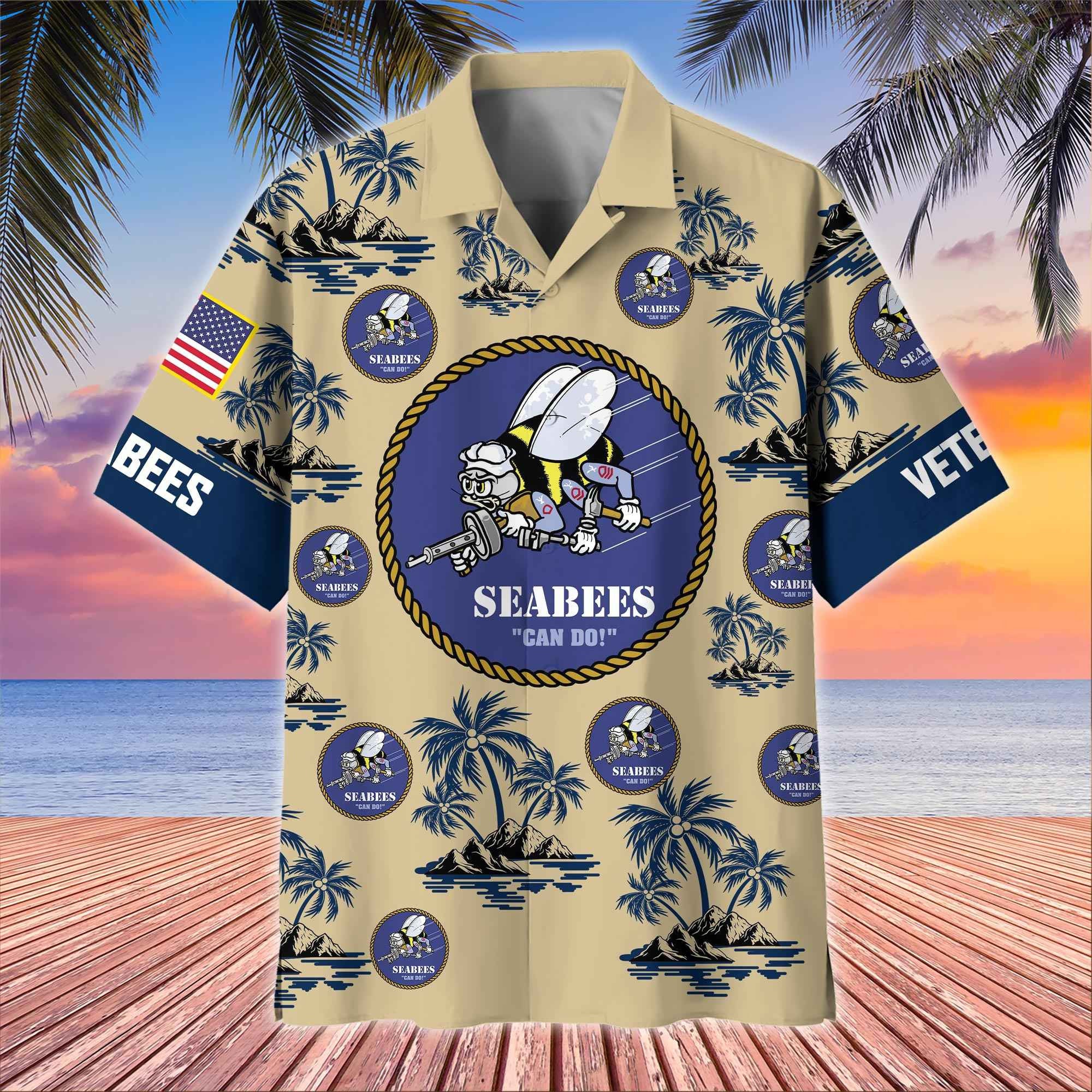 Premium US Veterans Hawaiian Shirt, Gifts For US Veterans, Gifts On Father's Day, Armed Forces Day, Veterans Day.