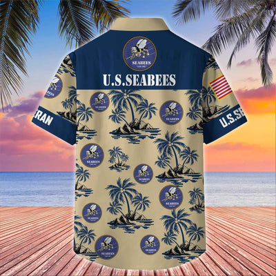 Premium US Veterans Hawaiian Shirt, Gifts For US Veterans, Gifts On Father's Day, Armed Forces Day, Veterans Day.