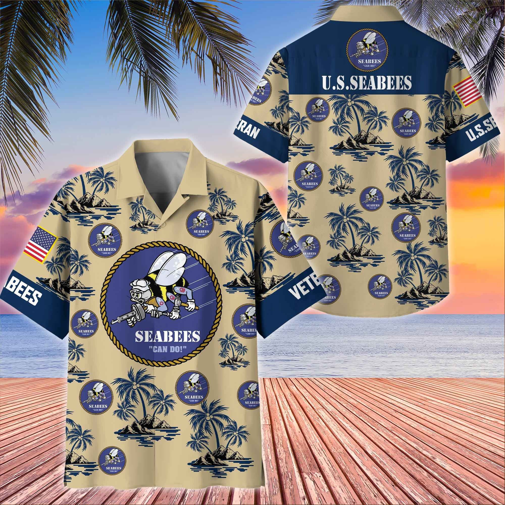 Premium US Veterans Hawaiian Shirt, Gifts For US Veterans, Gifts On Father's Day, Armed Forces Day, Veterans Day.