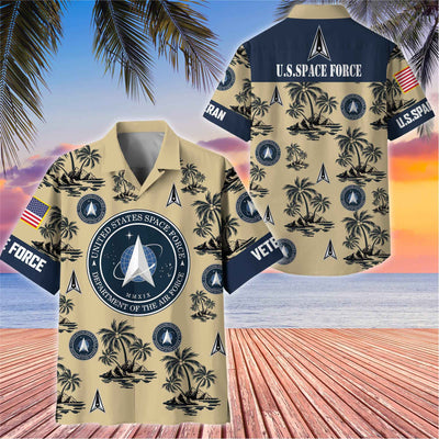 Premium US Veterans Hawaiian Shirt, Gifts For US Veterans, Gifts On Father's Day, Armed Forces Day, Veterans Day.