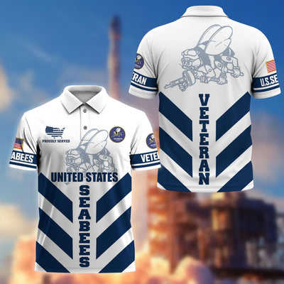 Premium US Veterans Polo Shirt, Gifts For US Veterans, Gifts On Father's Day, Armed Forces Day, Veterans Day.