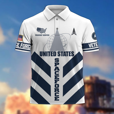 Premium US Veterans Polo Shirt, Gifts For US Veterans, Gifts On Father's Day, Armed Forces Day, Veterans Day.
