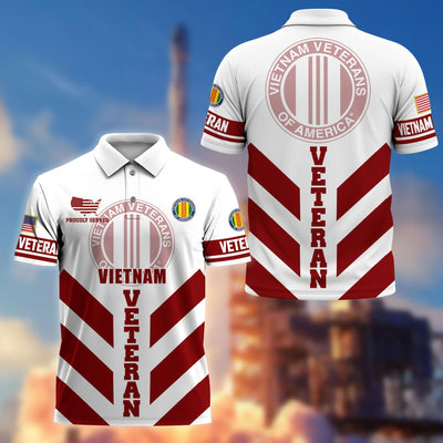 Premium US Veterans Polo Shirt, Gifts For US Veterans, Gifts On Father's Day, Armed Forces Day, Veterans Day.