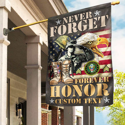 Premium Custom US Army Veteran Flag, Gift For Army Veteran, American Flag, Patriotic Flag, Garden Flag, House Flag