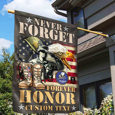 Premium Custom US Seabees Veteran Flag, Gift For Seabees Veteran, American Flag, Patriotic Flag, Garden Flag, House Flag