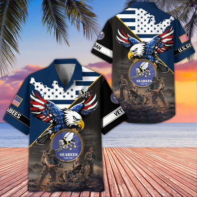 Premium US Veterans Hawaiian Shirt, Gifts For US Veterans, Gifts On Father's Day, Armed Forces Day, Veterans Day.