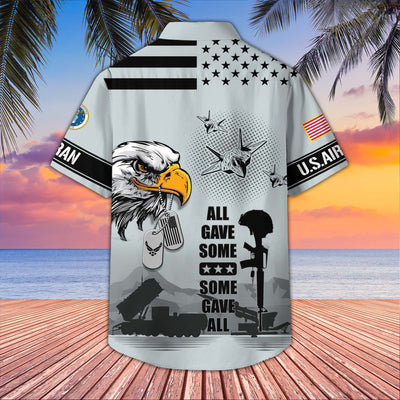 Premium US Veterans Hawaiian Shirt, Gifts For US Veterans, Gifts On Father's Day, Armed Forces Day, Veterans Day.