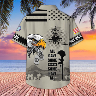 Premium US Veterans Hawaiian Shirt, Gifts For US Veterans, Gifts On Father's Day, Armed Forces Day, Veterans Day.