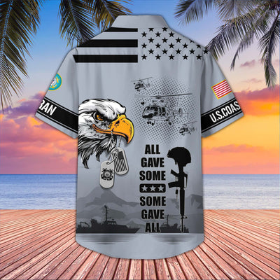 Premium US Veterans Hawaiian Shirt, Gifts For US Veterans, Gifts On Father's Day, Armed Forces Day, Veterans Day.