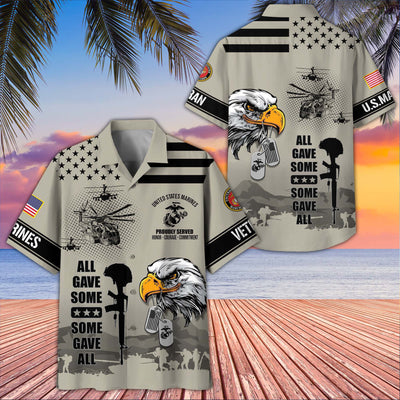 Premium US Veterans Hawaiian Shirt, Gifts For US Veterans, Gifts On Father's Day, Armed Forces Day, Veterans Day.