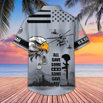 Premium US Veterans Hawaiian Shirt, Gifts For US Veterans, Gifts On Father's Day, Armed Forces Day, Veterans Day.