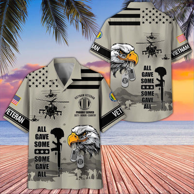 Premium US Veterans Hawaiian Shirt, Gifts For US Veterans, Gifts On Father's Day, Armed Forces Day, Veterans Day.