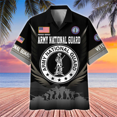 Premium US Veterans Hawaiian Shirt, Gifts For US Veterans, Gifts On Father's Day, Armed Forces Day, Veterans Day.