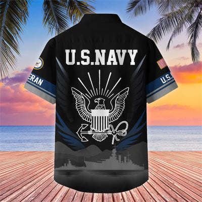 Premium US Veterans Hawaiian Shirt, Gifts For US Veterans, Gifts On Father's Day, Armed Forces Day, Veterans Day.