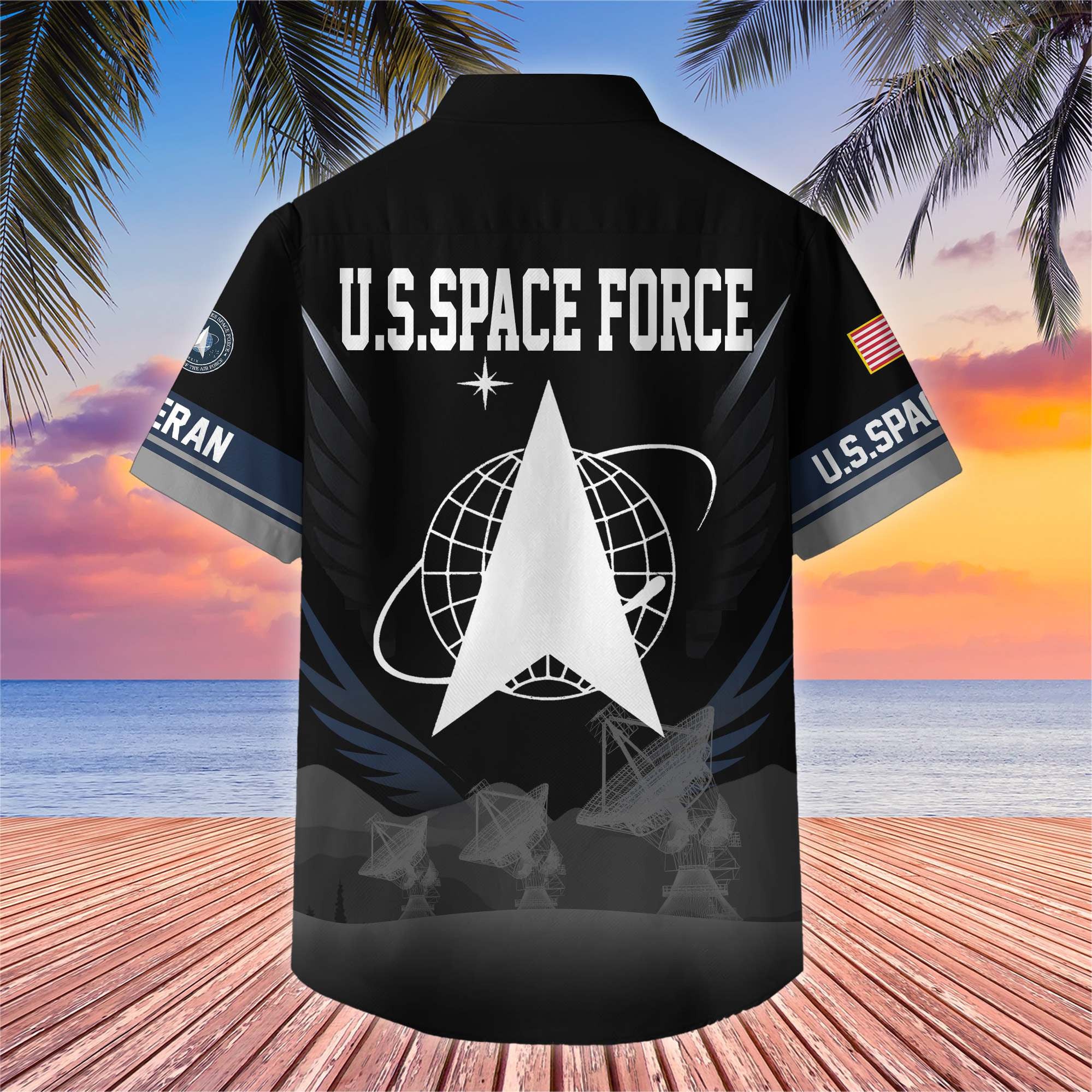Premium US Veterans Hawaiian Shirt, Gifts For US Veterans, Gifts On Father's Day, Armed Forces Day, Veterans Day.