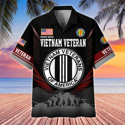 Premium US Veterans Hawaiian Shirt, Gifts For US Veterans, Gifts On Father's Day, Armed Forces Day, Veterans Day.