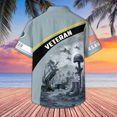 Premium US Veterans Hawaiian Shirt, Gifts For US Veterans, Gifts On Father's Day, Armed Forces Day, Veterans Day.