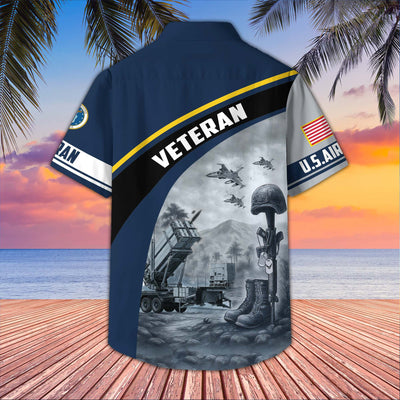 Premium US Veterans Hawaiian Shirt, Gifts For US Veterans, Gifts On Father's Day, Armed Forces Day, Veterans Day.