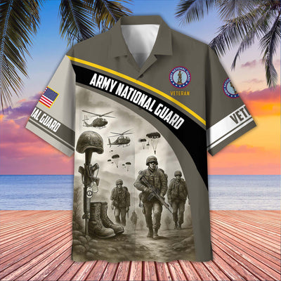 Premium US Veterans Hawaiian Shirt, Gifts For US Veterans, Gifts On Father's Day, Armed Forces Day, Veterans Day.