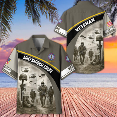 Premium US Veterans Hawaiian Shirt, Gifts For US Veterans, Gifts On Father's Day, Armed Forces Day, Veterans Day.