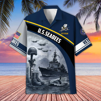 Premium US Veterans Hawaiian Shirt, Gifts For US Veterans, Gifts On Father's Day, Armed Forces Day, Veterans Day.