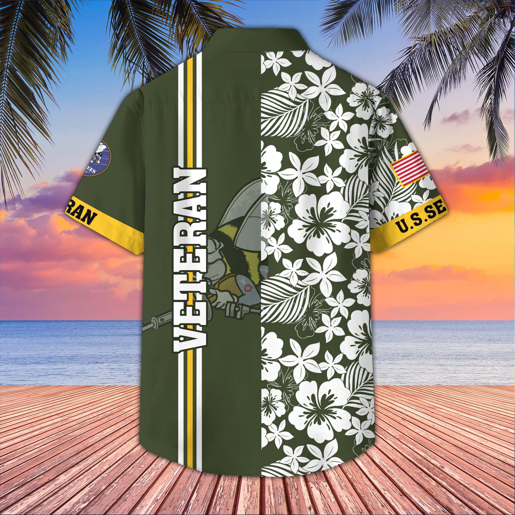 Premium US Seabees Hawaiian Shirt