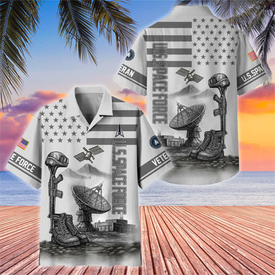 Premium US Veterans Hawaiian Shirt, Gifts For US Veterans, Gifts On Father's Day, Armed Forces Day, Veterans Day.