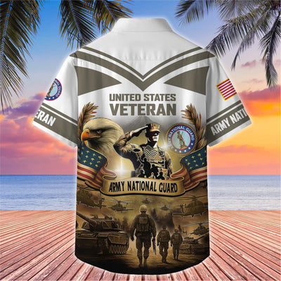 Premium US Veterans Hawaiian Shirt, Gifts For US Veterans, Gifts On Independence Day, Veterans Day.